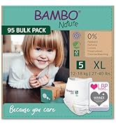 Text reads 'BAMBO' on baby wipes and night pants packages. Multiple views of eco-friendly baby care products including wipes and nighttime diapers in mint green and white packaging.