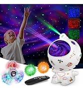 Joyreal Spinning Chair for Kids, Sensory Swivel, Space & Rockets Spinning Seat with Octagonal Bas...