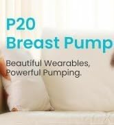 Paruu P10 Electric Breast Pump Hands Free, 338mmHg Strong Suction with 4 Modes & 9 Levels Suction...