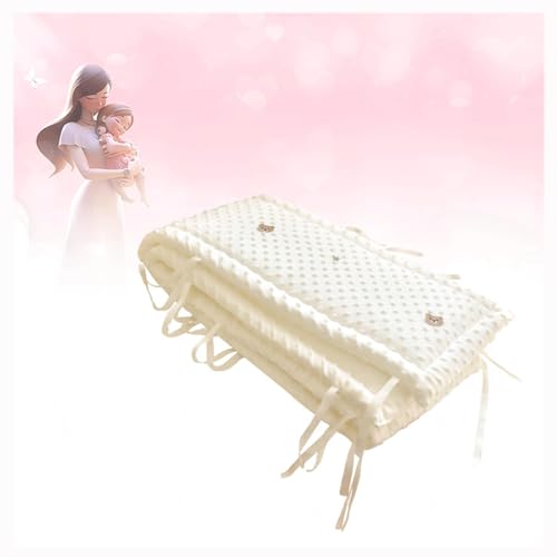 Breathable Mesh Cot Bed Bumper with Adjustable Ties