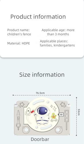 Infant Activity Center Play Yard Playground Park for Kid with Anti-Collision Foam (Y 16+2 Combo)