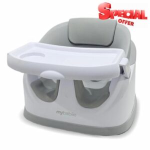 My Babiie MBHCB 2-in-1 Baby Booster Chair – Feeding and Floor Seat for Toddlers