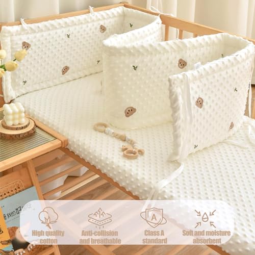 Universal Safety Rail Cover & Padded Side Protectors for Baby Cot & Parent Bed(A