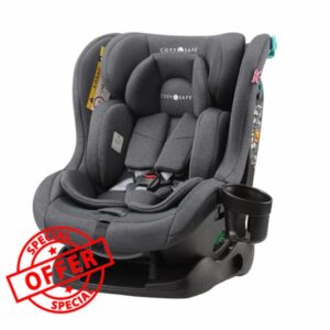 Cozy N Safe Fitzroy+ i-Size 40 to 150cm Child Car Seat with Extended Rear Facing (Slate)