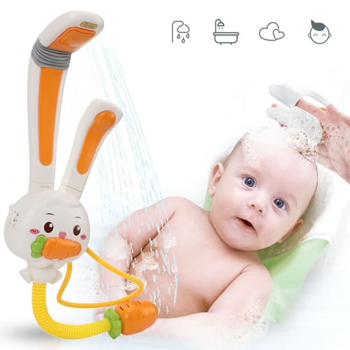 Electric Baby Bath Toy with Double Spray Heads