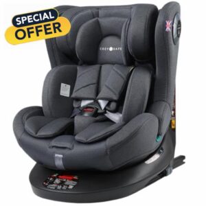 Cozy N Safe Comet+ i-Size 360 Rotation Child Car Seat up to 150cm with ISOFix and Top Tether