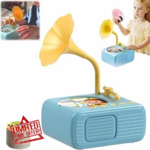 Kids Phonograph with 99 Cards