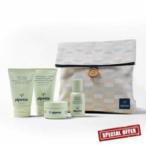 Baby Travel Kit by Pipette - 5 Pc Shampoo 1.69oz