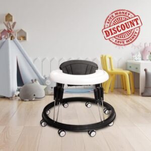 Alivio Foldable Baby Walker with 9-Level Height Adjustment