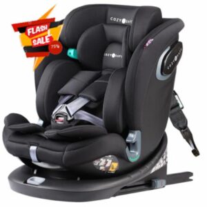 Cozy N Safe Stanford i-Size 360 Rotation Child Car Seat 40 to 150cm with ISOFix and Top Tether. (Jet)