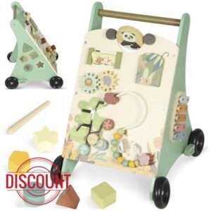 AIYAPLAY Wooden Baby Walker