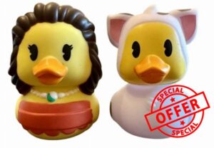 Just Play Rubber Duck Duckalooz 2 Pack [Moana & Pua]