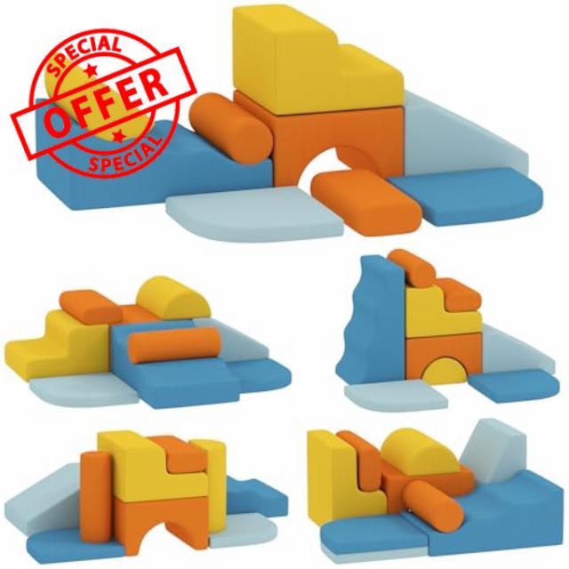 AIYAPLAY 9-Piece Soft Play Set