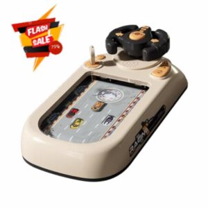 Toy Driving Simulation Steering Wheel Compact Driving Simulator Car Set Toy for Kids Ages 3 And Up