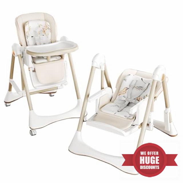 Aveainelle High Chair 2 in 1 Baby Swings for 6-36 Month Babies