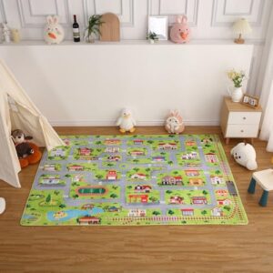 Learning & Exercise Mat for Baby/Toddler Girls & Boys