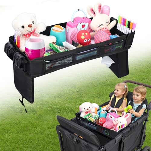 Upgraded Foldable Kids Snacks & Activities with Drawing Tray