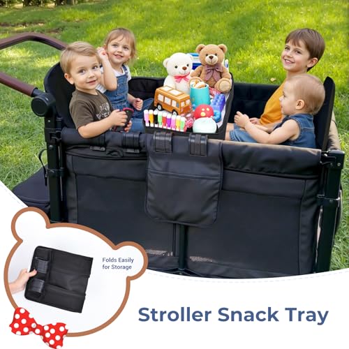 Wonderfold Wagon W4 Accessories with Cup Holder & Mesh Pockets (W4 Series)