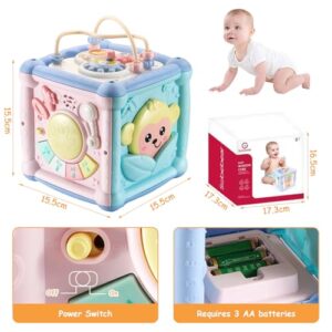 7-in-1 Early Learning Educational Baby Sensory Toys with Shape Sorter