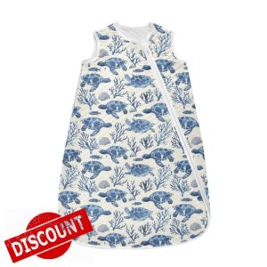 Baby Unisex Newborn Sleep Sack Wearable Blanket Sleeping Bag 0-24 Months L Sea Turtle Coral