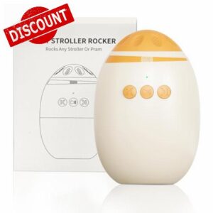 Auto Baby Rocker with White Noise Machine - Adjustable Baby Bouncer for Crib & Stroller