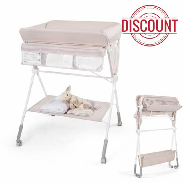 GYMAX Folding Baby Changing Table