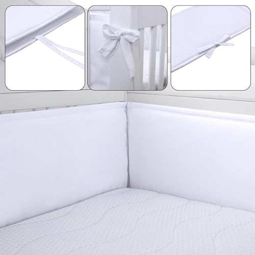 Solid Color Heightened Cot Teething Rail