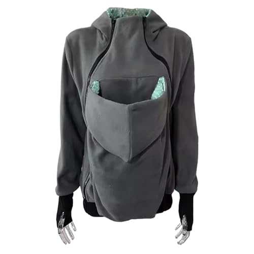 3-in-1 Removable Kangaroo Pouch Hoodie