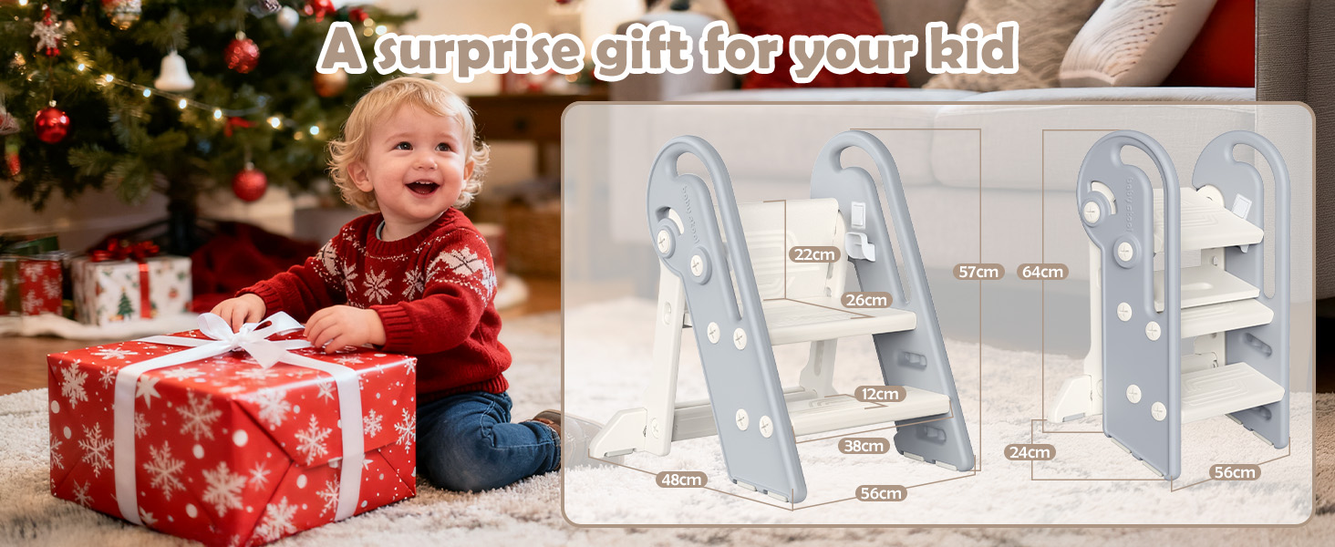 Text reads 'Image 5', 'How to fold'. Instructional sequence showing folding steps for a gray furniture or device component.