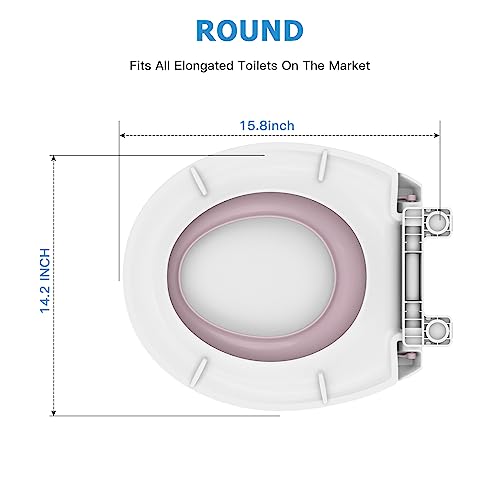 White Family Dual-Purpose Toilet Lid