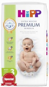 Hipp Extra Soft Premium Nappies Size 3 (Midi