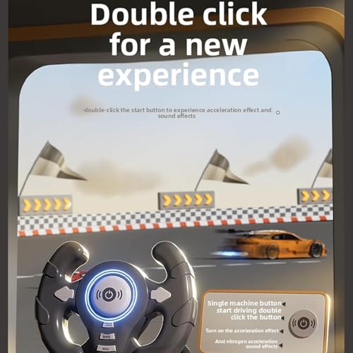 Car Adventure Games Driving Simulation Toy Speed Car Toy Interactive Educational Toys Gift (Gray)