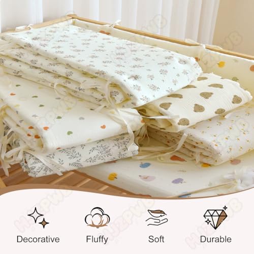 Breathable Mesh Cot Liner with Padded Rails | for Cot Bedside Protection
