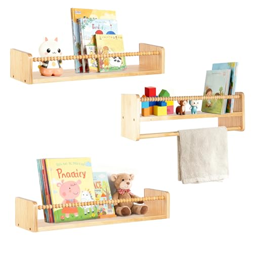 Solid Wood Kids Bookshelf