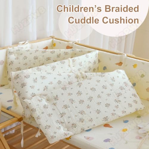 Adjustable Baby Cot Bumper Set & Headboard Protector