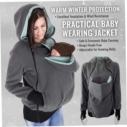 Winter Cozy Maternity Jacket for Mom and Baby