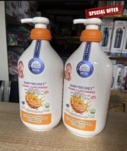 Baby Secret Vitamin C & Niacinamide Body Wash Shower Gel 1000ml- Protection From Birth