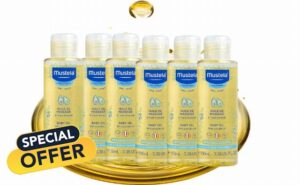 Mustela Baby Oil 100ml V2 – Pack of 6 | Gentle Moisturizing Oil for Baby’s Skin | Nourishing & Soothing for Newborns
