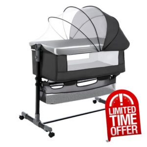 3-in-1 Baby Bedside Crib