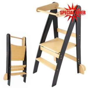 Wooden Learning Tower for Toddlers