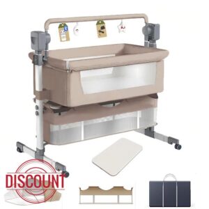 Electric Bluetooth Smart Baby Bedside Crib with Music