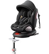 Aveainelle 4-in-1 Pushchair Pram, Travel System Reclining and Reversible, One-Click Folding Baby ...