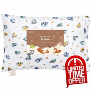 KeaBabies Toddler Pillow with Pillowcase – 13x18 Soft