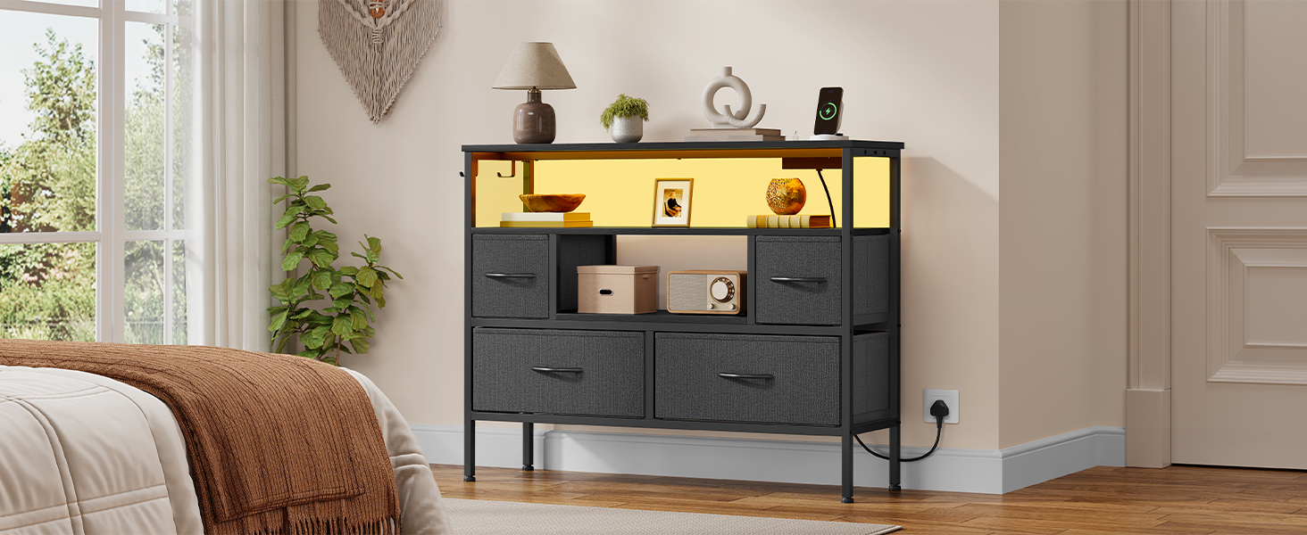 Text reads: 'Over 70000 Colors', 'Light Rhythm', 'Music Sync', 'Built-in Mic', 'Timing Function'. Mobile app interface screenshots showing RGB color selection and lighting control features.