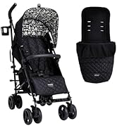 COSATTO Woosh 4 Pushchair – Lightweight Stroller Birth to 25kg - One Hand Easy Fold, Compact, Tel...