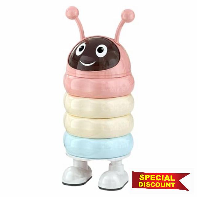 Colcolo Lovely Shape Trash Can Waste Basket Dustbin Cartoon with Lid Rubbish Bin Trash Bin for Bedroom Dorm Office Kitchen Home