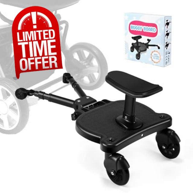 Yigowyigo Universal Buggy Board with Storage Bag