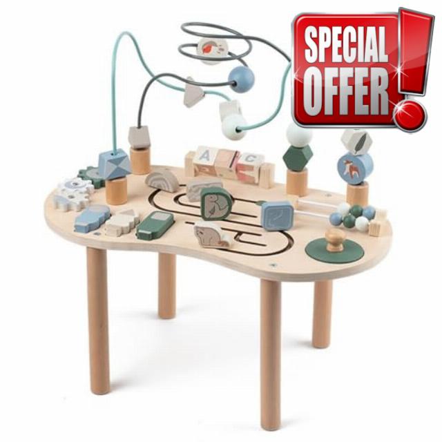 Toddlerz Activity Table - Babiy Learning Activity Cube Desk