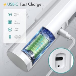 Low Noise USB-C Rechargeable Nasal Aspirator 5 Suction Levels