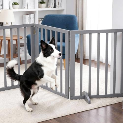 3 Panel Pet Gate & Dog Guard for Stairs